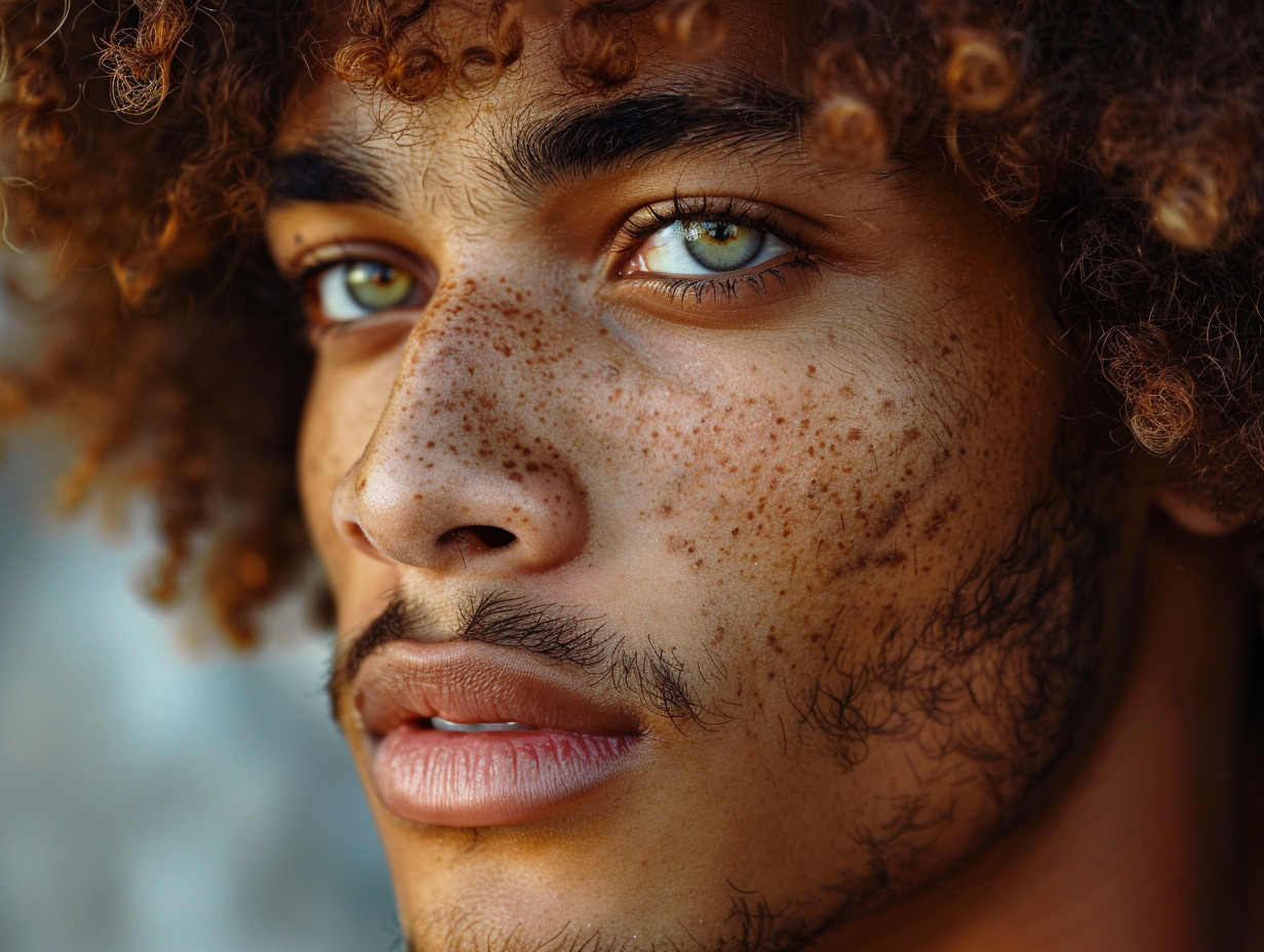 coupe homme bouclé