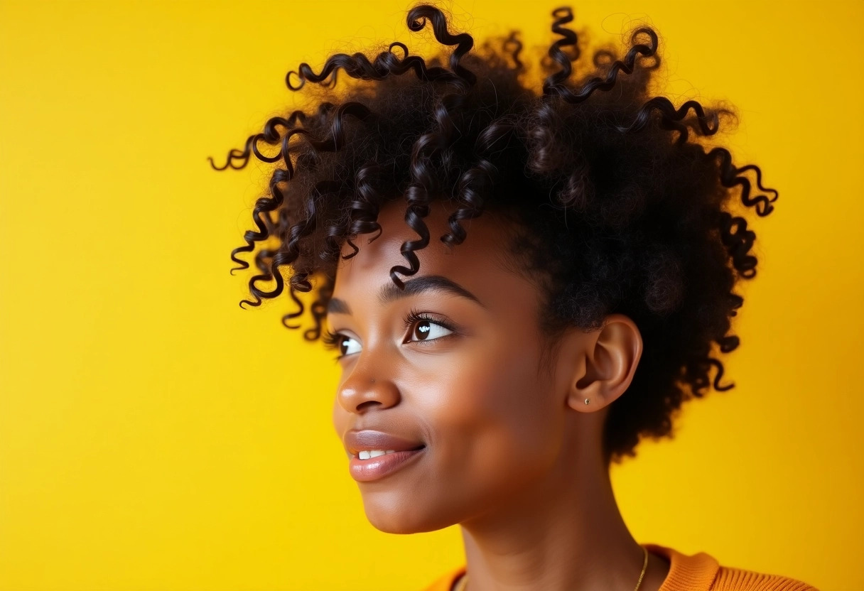 cheveux frisés