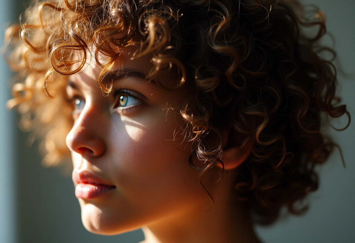 cheveux frisés